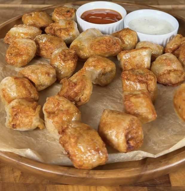 Crispy Rice Chicken Nuggets